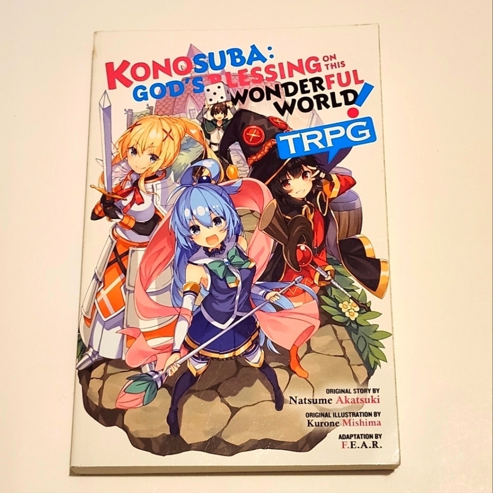 *3 for $25* Konosuba TRPG Guidebook Light Novel - Books